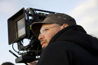 Director Olivier Megaton on the set of "Transporter 3."