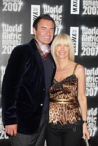 Julian McMahon and Melissa Corken at the Pre-party of World Music Awards.