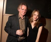 Michael Hirst and Tamzin Merchant at the official launch party for the third season of "The Tudors."