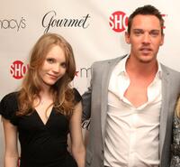 Tamzin Merchant and Jonathan Rhys Meyers at the official launch party for the third season of "The Tudors."