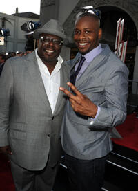 Cedric and Malcolm Barrett at the California premiere of "Larry Crowne."