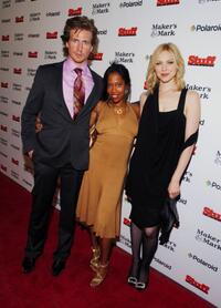 Josh Meyers, Regina King and Laura Prepon at the Stuff Magazine Party during the events for the 133rd Kentucky Derby.