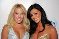 Mercedes McNab and Joleigh Fioreavanti at the Starz Home Entertainment's "Under the Stars" opening night party for the Home Media Expo.