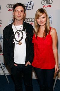 Scoot McNairy and Sara Simmonds at the AFI FEST 2007.