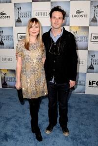 Sara Simmonds and Scoot McNairy at the 24th Annual Film Independent's Spirit Awards.