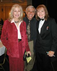 Loretta Swit, Jamie Farr and Lee Meriwether at the Pacific Pioneer Broadcasters Radio and Television Awards luncheon.