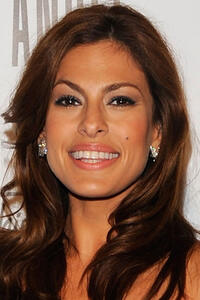 Eva Mendes at a campaign for Angel by Thierry Mugler in New York.