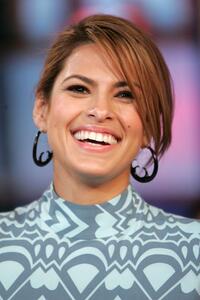 Eva Mendes at the MTV's Total Request Live.