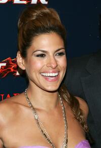 Eva Mendes at the premiere of "Ghost Rider."