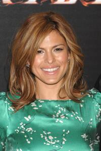 Eva Mendes at the photocall of "Ghost Rider."
