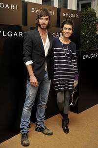 Alfonso Bassave and Maria Ballesteros at the Bvlgari Spring/Summer 2011 Glasses Collection in Spain.
