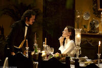 John Leguizamo as Lorenzo and Giovanna Mezzogiorno as Fermina in "Love in the Time of Cholera."