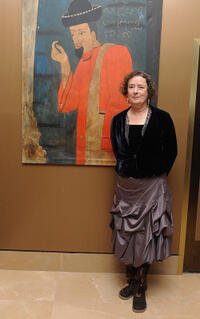 Linda Bassett at the after party of the premiere of "West Is West" during the 54th BFI London Film Festival.