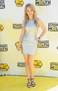 Bridgit Mendler at the California premiere of "Lemonade Mouth."