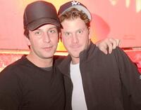 Tommy Alastra and Dash Mihok at the party of Karl Kani's "Live Life and Love Denim."