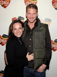 Dash Mihok and Guest at the grand opening of Conga Room.
