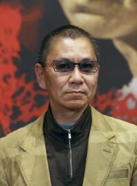 Takashi Miike at the promotion of "Masters of Horror".