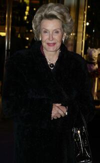Dina Merrill at the Opening of the Asprey Flagship Store.