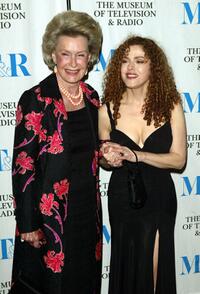 Dina Merrill and Bernadette Peters at the Museum of Television and Radio gala.