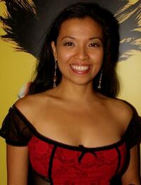 Natalie Mendoza at the opening night of the rock musical "Hair."
