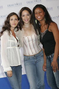 Paola Mendoza, Judy Marte and Anny Mariano at the 31st Deauville Festival Of American Film.