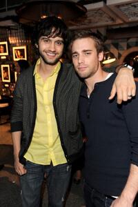 Michael Steger and Dustin Milligan at the benefit for St. Jude Children's Hospital in Los Angeles.