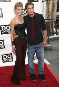 Anna Lynne McCord and Dustin Milligan at the Do Something Awards and official pre-party of 2008 Teen Choice Awards.