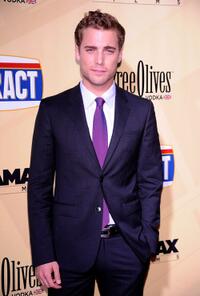 Dustin Milligan at the premiere of "Extract."