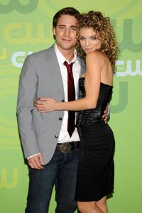 Dustin Milligan and Annalynne McCord at the CW Network's Upfront.
