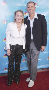 Juliet Mills and Guest at the premiere of "Passions."