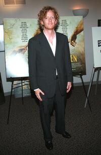 A.D. Miles at the premiere of "The Ten."