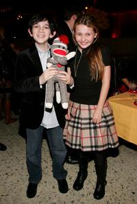 Zach Mills and Abigail Breslin at the after party of the world premiere of "Mr. Magorium's Wonder Emporium."