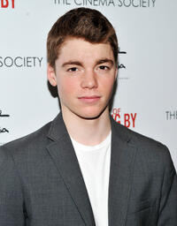 Gabriel Basso at the Cinema Society With Alice+Olivia Host A Screening Of "The Art Of Getting By" in New York.