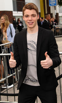Gabriel Basso at the California premiere of "Super 8."