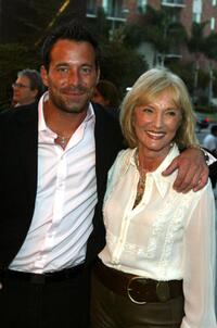 Johnny Messner and Verna Harrah at the Los Angeles screening of "Anacondas: The Hunt for the Blood Orchid."