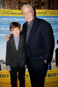 Michael Caine and Bill Milner at the Gala premiere of "Is Anybody There?"