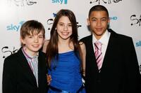 Bill Milner, Sky Bennett and Eros Vlahos at the VIP screening of "Skellig."