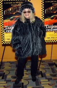 Sylvia Miles at the screening of "Taxicab Confessions: New York."