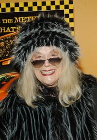 Sylvia Miles at the New York premiere of "Taxicab Confessions: New York."