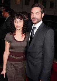 Omar Metwally and Guest at the Los Angeles premiere of "Rendition."