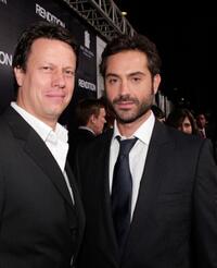 Director Gavin Hood and Omar Metwally at the Los Angeles premiere of "Rendition."