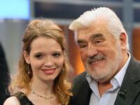Mario Adorf and Karoline Herfurth at the 173rd edition of the German TV show 'Wetten, dass..?' (Let's Make a Bet).