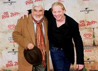 Mario Adorf and Ben Becker at the red carpet during the premiere of "Die Rote Zora".