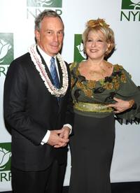Bette Midler and Michael Bloomberg at the 12th Annual NYRP "Hulaween" Ball.