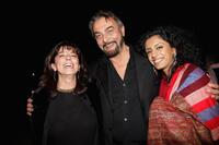 Kabir Bedi, Parveen Dusanj and Guest at the Golden Dreams party during the Rome Film Festival.