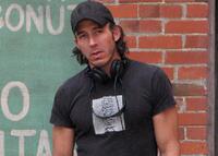 Director Monty Miranda on the set of "Skills Like This."