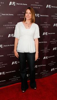 Christa Miller at the premiere of "The Andromeda Strain."