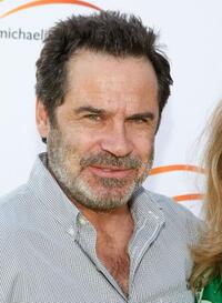 Dennis Miller at the Michael J. Fox Foundation for Parkinson's Research Summer Lawn Party.
