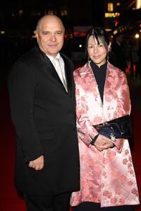 Anthony Minghella and Carolyn Choa at the BFI 51st London Film Festival for premiere of "Eastern Promises."