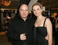 Anthony Minghella and Juliette Binoche at the Toronto International Film Festival Dinner For "Breaking and Entering."